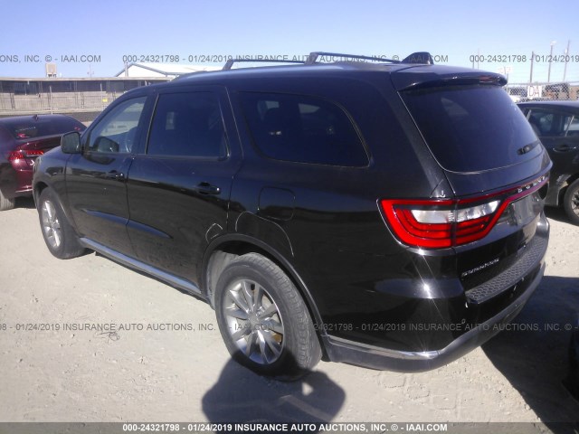 1C4RDHAG7GC301704 - 2016 DODGE DURANGO SXT BLACK photo 3