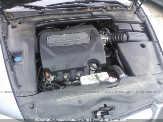 19UUA66216A047410 - 2006 ACURA 3.2TL GRAY photo 10