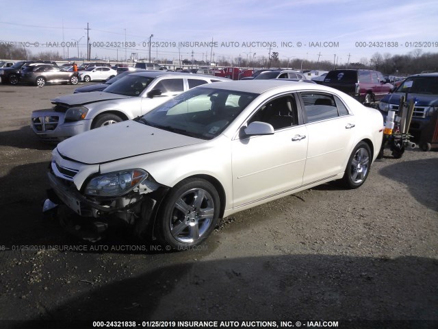 1G1ZC5E07CF328045 - 2012 CHEVROLET MALIBU 1LT თეთრი ფოტო 2