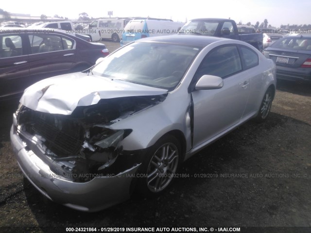 JTKDE167280274110 - 2008 TOYOTA SCION TC ვერცხლისფერი ფოტო 2