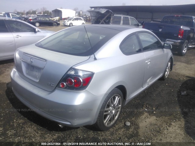 JTKDE167280274110 - 2008 TOYOTA SCION TC ვერცხლისფერი ფოტო 4