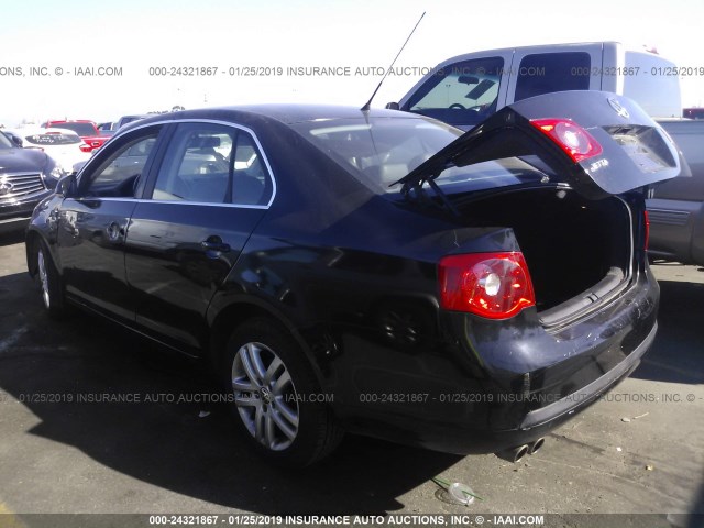 3VWEG81K57M074776 - 2007 VOLKSWAGEN JETTA WOLFSBURG 黑色 照片 3