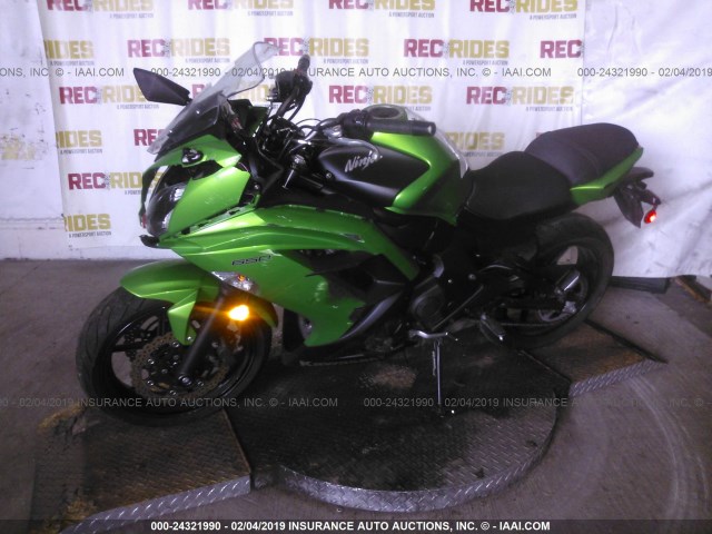 JKAEXEE11FDA18229 - 2015 KAWASAKI EX650 E GREEN photo 2