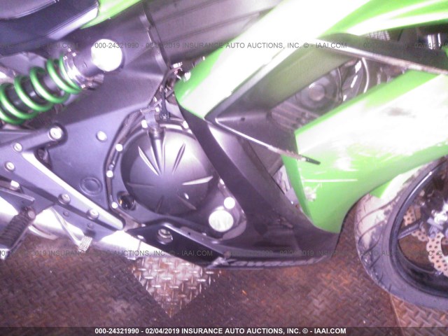 JKAEXEE11FDA18229 - 2015 KAWASAKI EX650 E GREEN photo 8