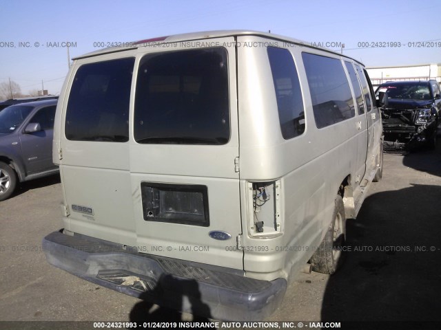 1FBSS31L66DA78432 - 2006 FORD ECONOLINE E350 SUPER DUTY WAGON BEIGE photo 4