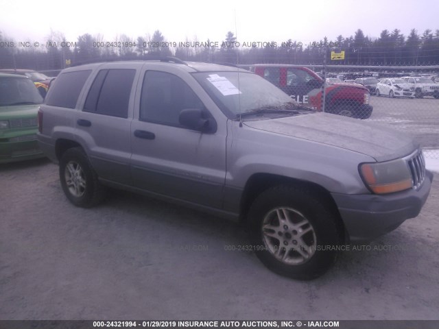 1J4GW48S62C131679 - 2002 JEEP GRAND CHEROKEE LAREDO GRAY photo 1