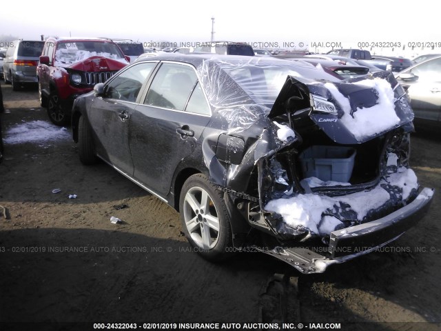 4T4BF1FK0CR192945 - 2012 TOYOTA CAMRY SE/LE/XLE 黑色 照片 3