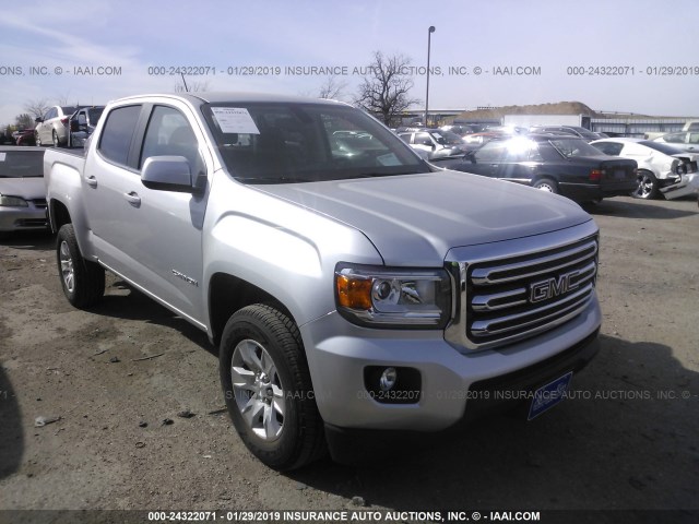 1GTG5CENXJ1310142 - 2018 GMC CANYON SLE SILVER photo 1