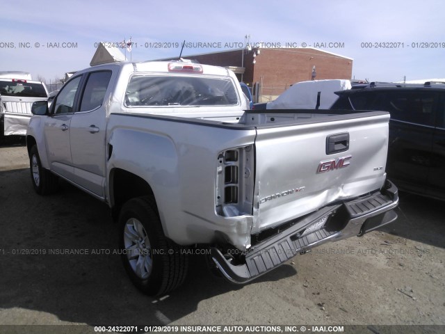 1GTG5CENXJ1310142 - 2018 GMC CANYON SLE SILVER photo 3