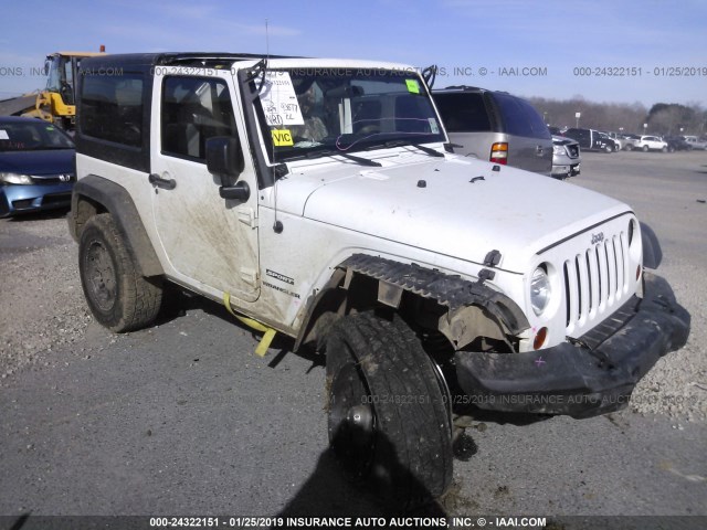 1C4AJWAG1CL205443 - 2012 JEEP WRANGLER SPORT WHITE photo 6