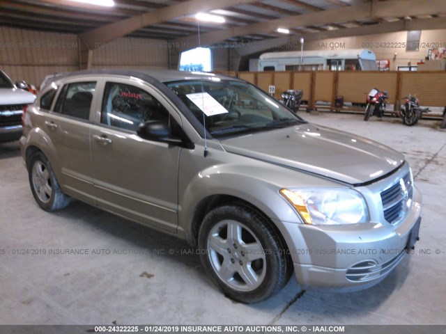 1B3HB48A99D147801 - 2009 DODGE CALIBER SXT TAN photo 1