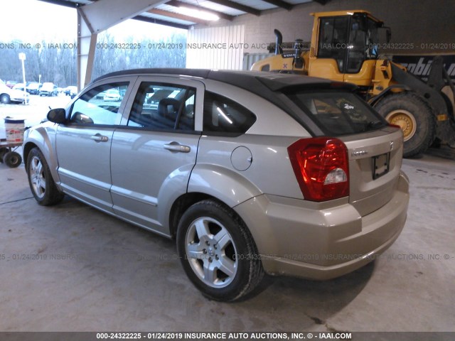 1B3HB48A99D147801 - 2009 DODGE CALIBER SXT TAN photo 3