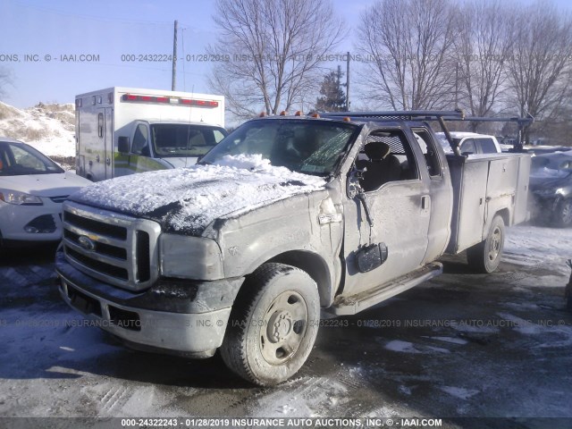 1FDSX34Y16EB71143 - 2006 FORD F350 SRW SUPER DUTY BROWN photo 2