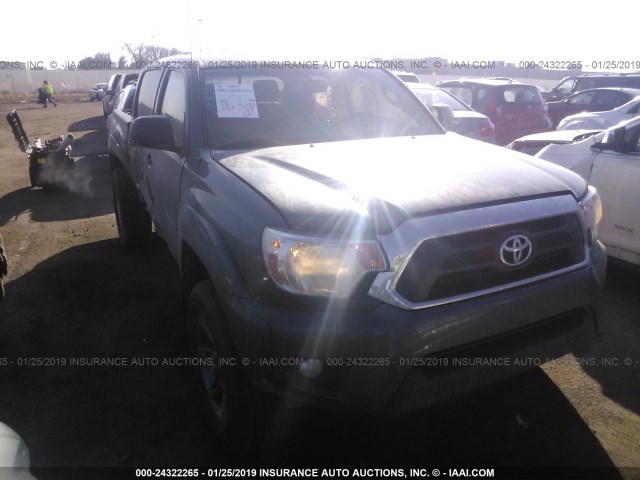 5TFJU4GN4CX027926 - 2012 TOYOTA TACOMA DOUBLE CAB PRERUNNER GRAY photo 1