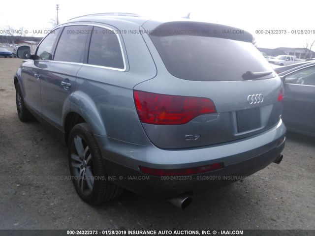 WA1BY74L47D064862 - 2007 AUDI Q7 3.6 QUATTRO PREMIUM GRAY photo 3