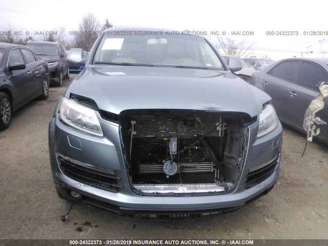 WA1BY74L47D064862 - 2007 AUDI Q7 3.6 QUATTRO PREMIUM GRAY photo 6