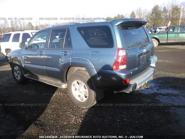 JTEBT17R930026073 - 2003 TOYOTA 4RUNNER LIMITED BLUE photo 3