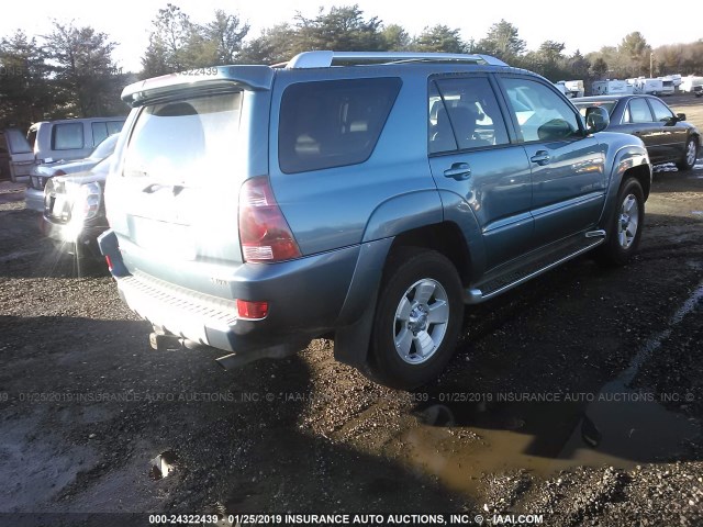 JTEBT17R930026073 - 2003 TOYOTA 4RUNNER LIMITED BLUE photo 4