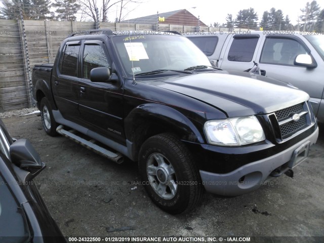 1FMZU77E82UB72256 - 2002 FORD EXPLORER SPORT TR  BLACK photo 1