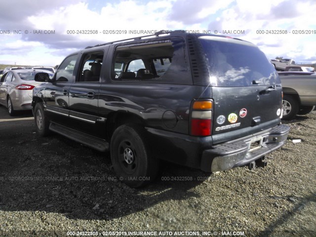 1GNFK16Z36J169861 - 2006 CHEVROLET SUBURBAN K1500 BLACK photo 3