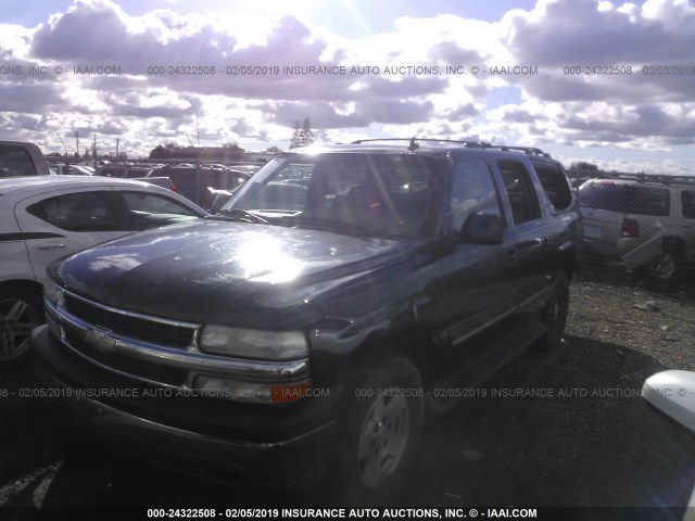 1GNFK16Z36J169861 - 2006 CHEVROLET SUBURBAN K1500 BLACK photo 6