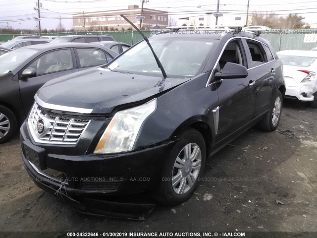 3GYFNCE39DS639521 - 2013 CADILLAC SRX LUXURY COLLECTION BLACK photo 2