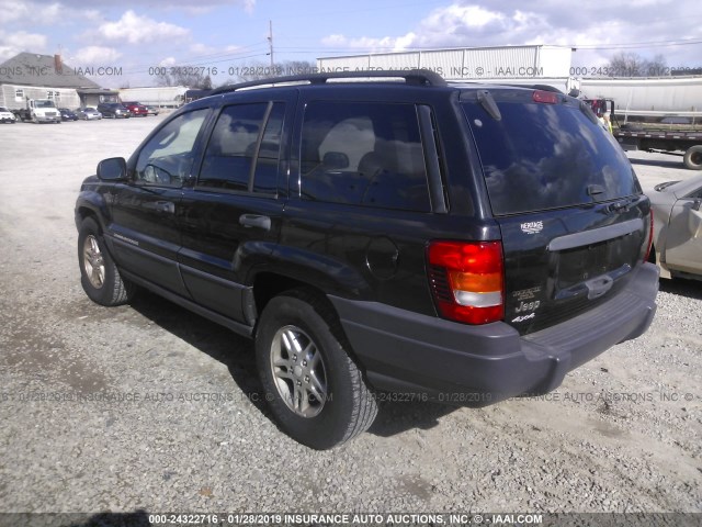 1J4GW48S74C427569 - 2004 JEEP GRAND CHEROKEE LAREDO/COLUMBIA/FREEDOM 黑色 照片 3