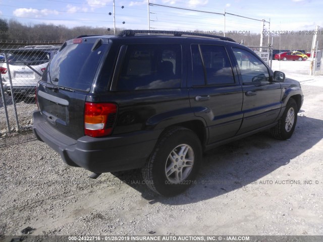 1J4GW48S74C427569 - 2004 JEEP GRAND CHEROKEE LAREDO/COLUMBIA/FREEDOM 黑色 照片 4