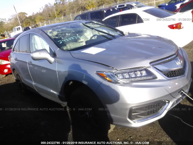 5J8TB4H33JL008981 - 2018 ACURA RDX SILVER photo 1