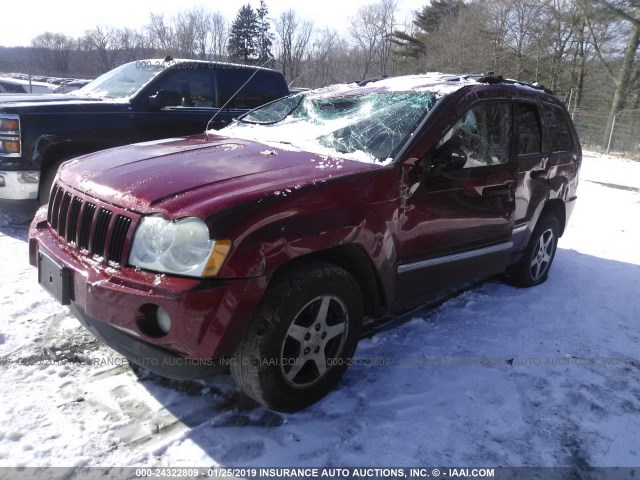 1J4GR48K85C702262 - 2005 JEEP GRAND CHEROKEE LAREDO/COLUMBIA/FREEDOM 红色 照片 2