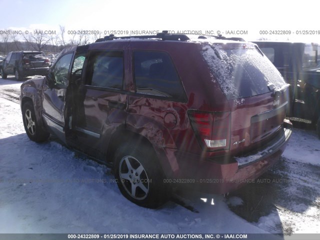 1J4GR48K85C702262 - 2005 JEEP GRAND CHEROKEE LAREDO/COLUMBIA/FREEDOM 红色 照片 3