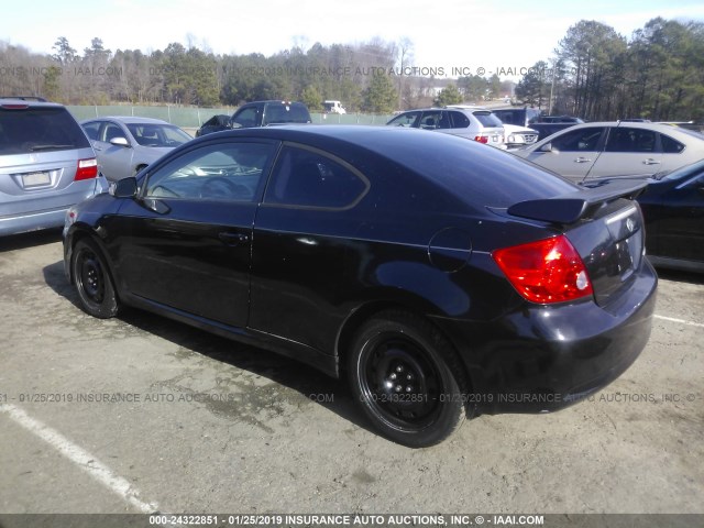 JTKDE177260108133 - 2006 TOYOTA SCION TC შავი ფოტო 3