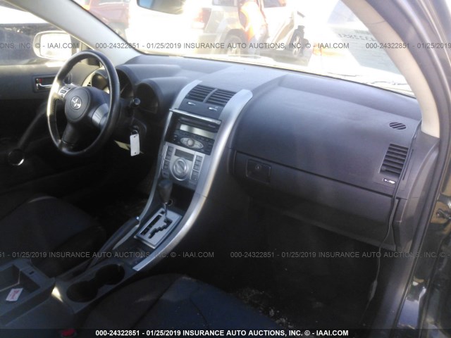 JTKDE177260108133 - 2006 TOYOTA SCION TC შავი ფოტო 5