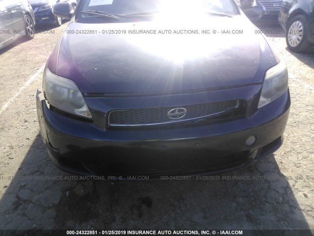 JTKDE177260108133 - 2006 TOYOTA SCION TC შავი ფოტო 6