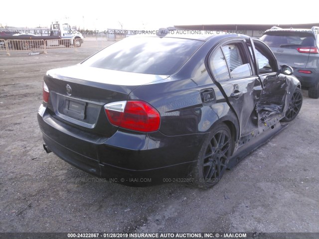 WBAVC73508KX90894 - 2008 BMW 328 XI SULEV BLACK photo 4