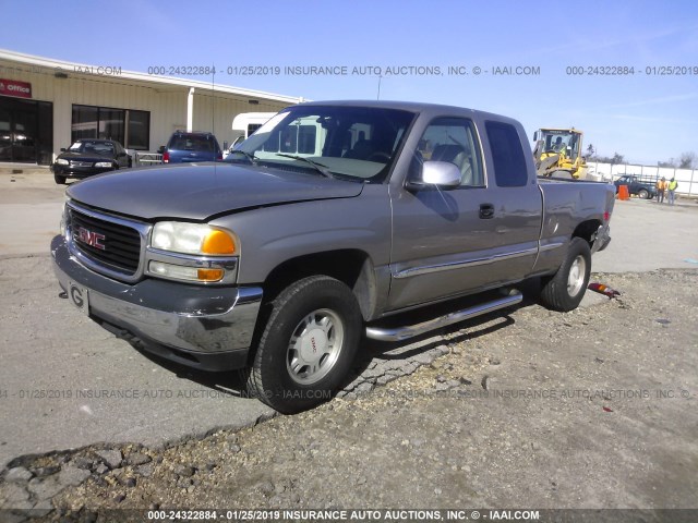 1GTEK19T1YE115093 - 2000 GMC NEW SIERRA K1500 BEIGE photo 2