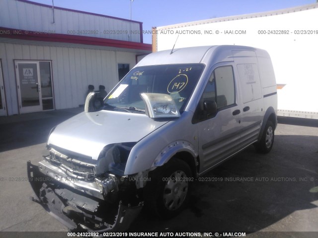 NM0LS7AN2BT056210 - 2011 FORD TRANSIT CONNECT XL SILVER photo 2