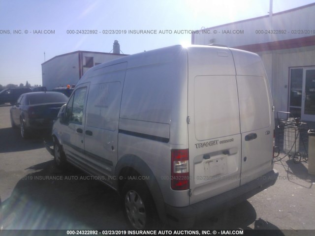 NM0LS7AN2BT056210 - 2011 FORD TRANSIT CONNECT XL SILVER photo 3