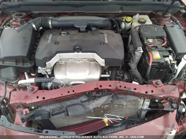 1G11C5SA8GU134197 - 2016 CHEVROLET MALIBU LIMITED LT 勃艮第红 照片 10