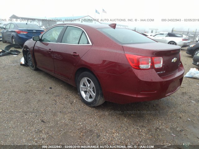 1G11C5SA8GU134197 - 2016 CHEVROLET MALIBU LIMITED LT 勃艮第红 照片 3