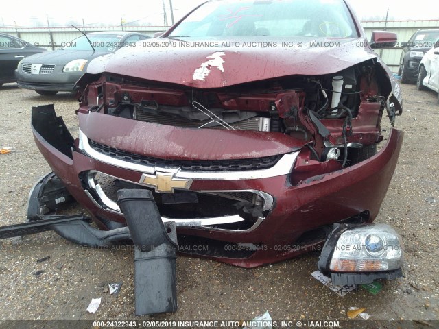 1G11C5SA8GU134197 - 2016 CHEVROLET MALIBU LIMITED LT 勃艮第红 照片 6