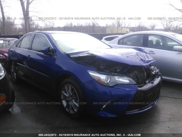 4T1BF1FK1GU571534 - 2016 TOYOTA CAMRY LE/XLE/SE/XSE BLUE photo 1