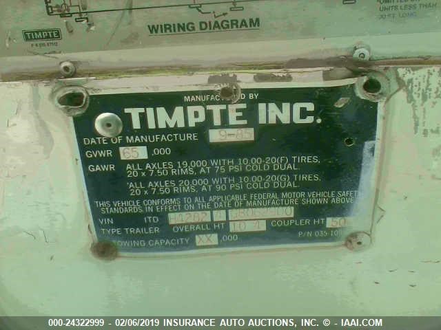 1TDH42824GB062900 - 1986 TIMPTE HOPPER42  Unknown photo 9