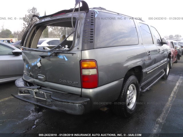 1GNEC16T42J154557 - 2002 CHEVROLET SUBURBAN C1500 GRAY photo 4