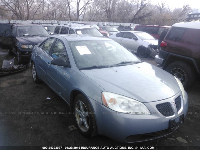 1G2ZG58N774140652 - 2007 PONTIAC G6 SE Light Blue photo 1