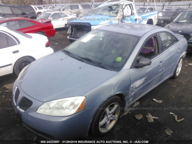 1G2ZG58N774140652 - 2007 PONTIAC G6 SE Light Blue photo 2