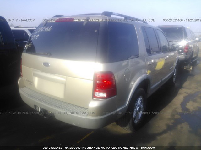 1FMZU73E52ZA15566 - 2002 FORD EXPLORER XLT GOLD photo 4