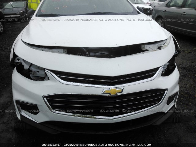 1G1ZB5ST8HF140370 - 2017 CHEVROLET MALIBU LS WHITE photo 6
