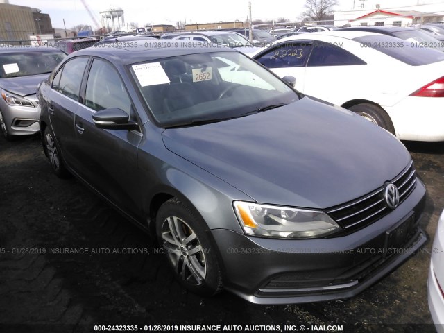 3VWLA7AJ5FM205584 - 2015 VOLKSWAGEN JETTA TDI GRAY photo 1