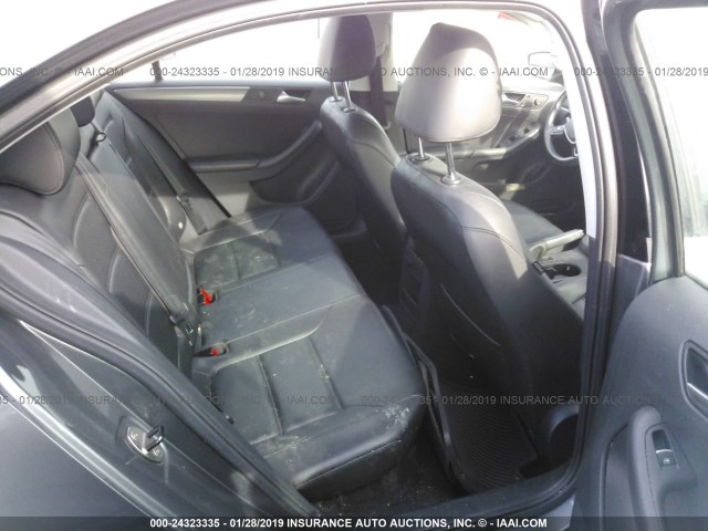 3VWLA7AJ5FM205584 - 2015 VOLKSWAGEN JETTA TDI GRAY photo 8